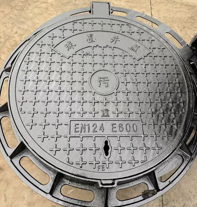 眉县球墨铸铁五防井盖展示