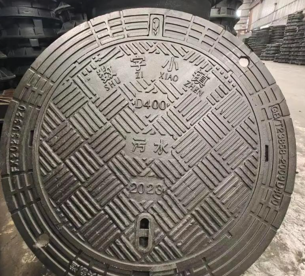 眉县球墨铸铁防沉降井盖展示